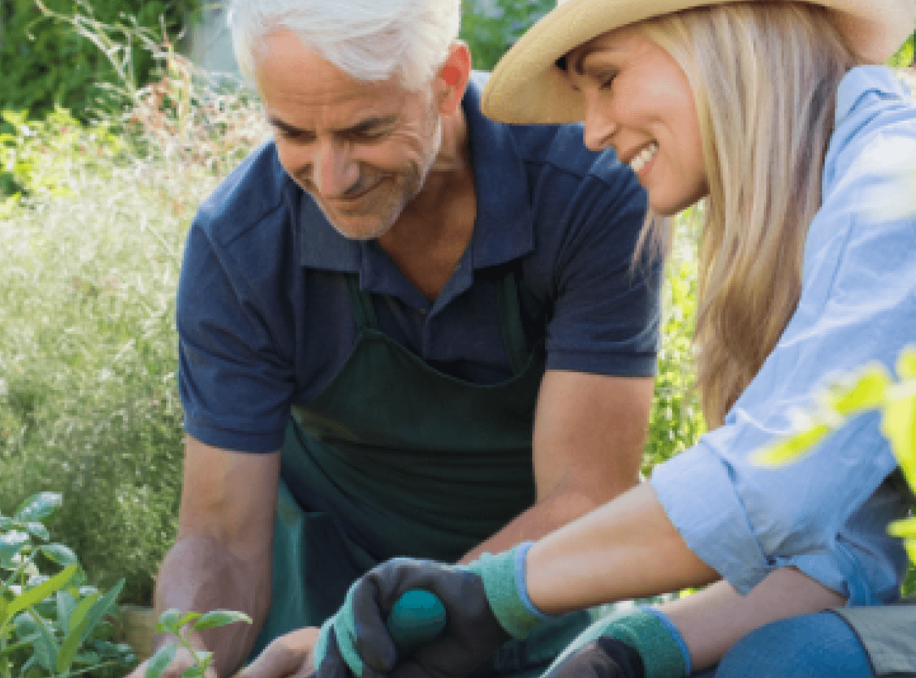 Gartenarbeit im Alter