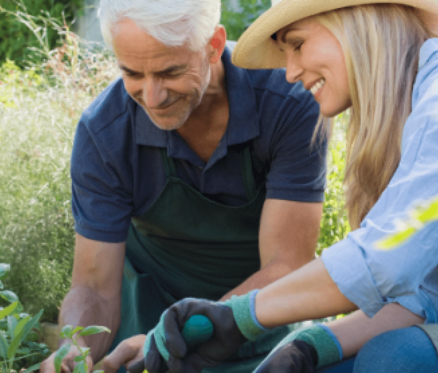 Gartenarbeit im Alter