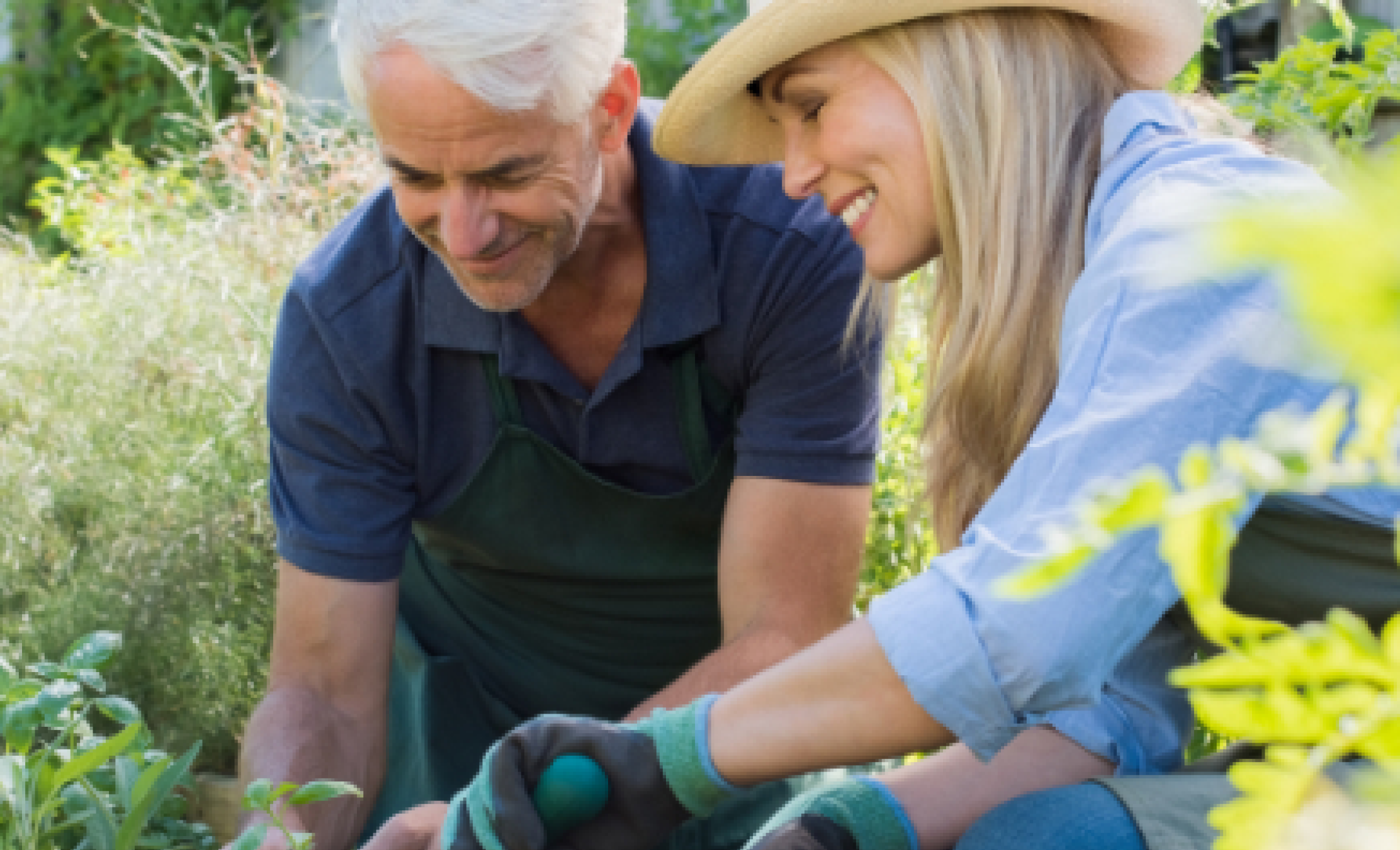 Gartenarbeit im Alter