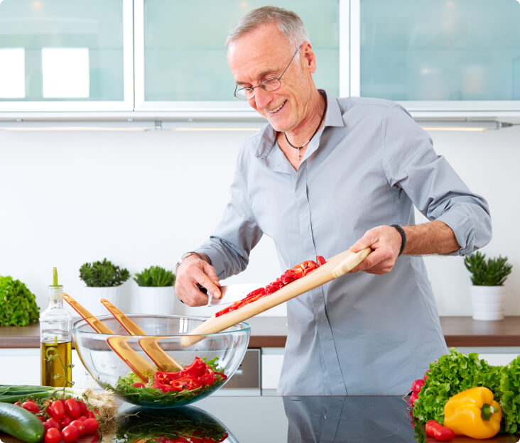 Gesund ernähren und im Alter fit bleiben